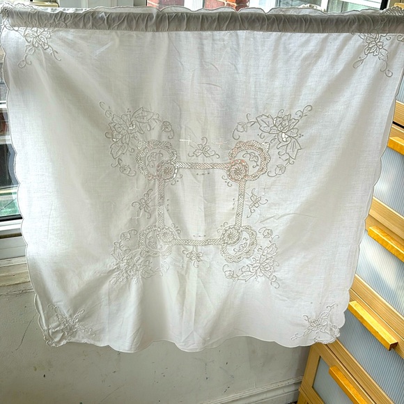 Other - Embroidery curtains wide 29”/long 31”